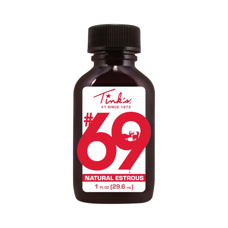 TINK'S #69 Doe-in-Rut Deer Attractant |Estrous Urine Scent for Hunting (2 fl oz) - Superior & Long Lasting Estrous Doe Urine Hunting Scents - Hunting Lure/Attractant - Advanced Deer Lure - Image 1